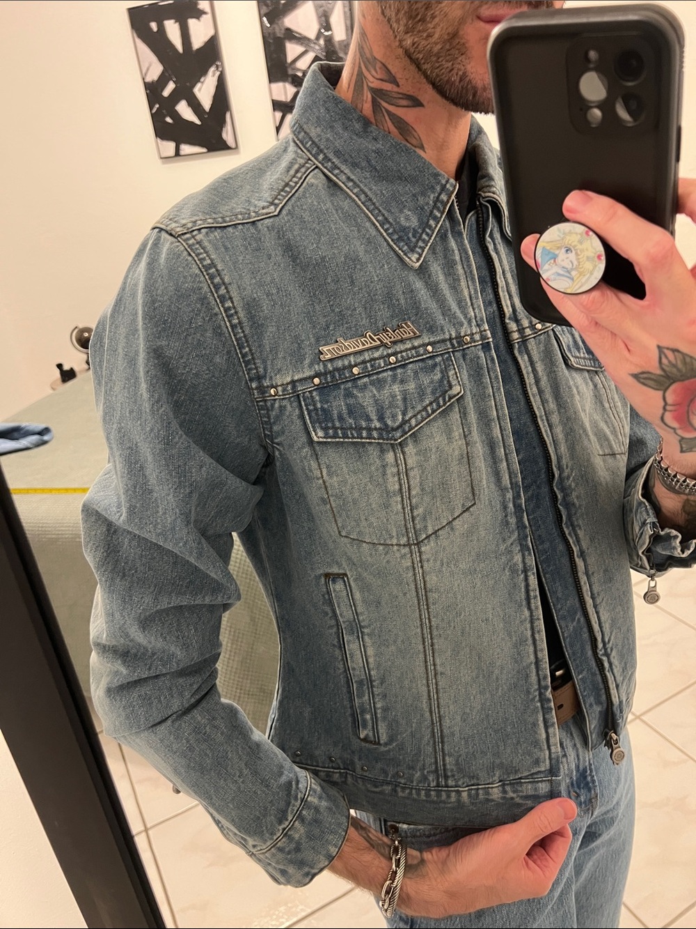 Harley-Davidson Blue Denim Jacket